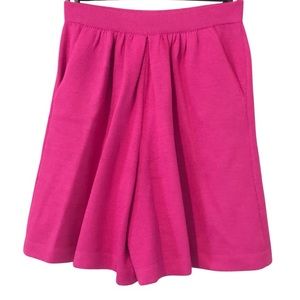 St John by Marie Gray Culottes in Fuchsia Pink.
